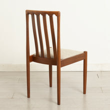 Load image into Gallery viewer, Set of 6 Mid Century teak dining chairs by Meredew, circa 1970s
