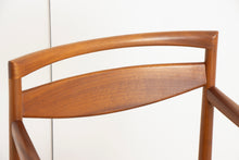 Load image into Gallery viewer, Set of Eight Teak Dining Chairs by McIntosh in Original Green Upholstery
