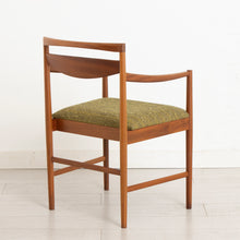 Load image into Gallery viewer, Set of Eight Teak Dining Chairs by McIntosh in Original Green Upholstery

