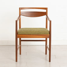 Load image into Gallery viewer, Set of Eight Teak Dining Chairs by McIntosh in Original Green Upholstery
