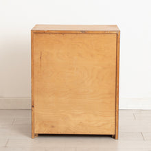 Load image into Gallery viewer, Small Midcentury Chest of Drawers in Mahogany with Circular Brass Handles c.1960
