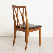Load image into Gallery viewer, Set of 6 Newly Upholstered Midcentury G Plan Fresco Dining Chairs c.1960
