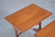 Load image into Gallery viewer, Mid Century G-plan teak nest of tables, circa 1960s.
