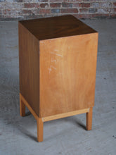 Load image into Gallery viewer, British Mid Century walnut bedside table by John and Sylvia Reid for Stag, circa 1960s.
