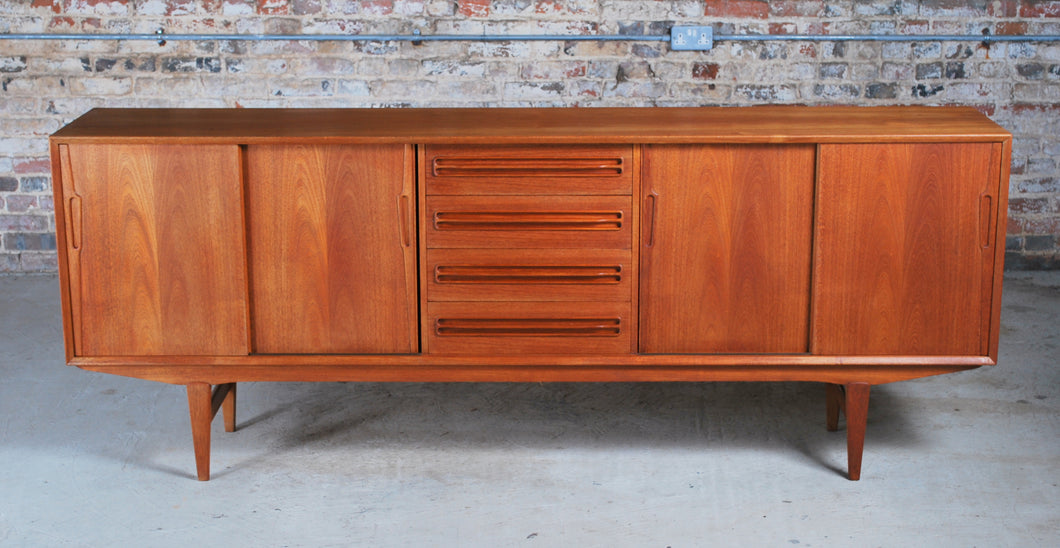 Danish Mid Century solid teak sideboard, circa 1960s.