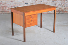 Load image into Gallery viewer, Danish Mid Century teak writing desk by Domino Mobler, circa 1960s
