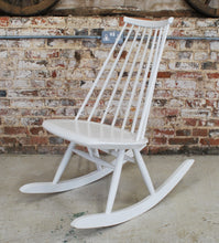Load image into Gallery viewer, Finnish Mademoiselle Rocking Chair by Ilmari Tapiovaara
