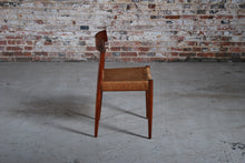 Load image into Gallery viewer, Danish Dining Chairs with papercord seats by Arne Hovmand-Olsen for Mogens Kold, 1960s
