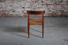 Load image into Gallery viewer, Danish Dining Chairs with papercord seats by Arne Hovmand-Olsen for Mogens Kold, 1960s
