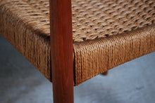 Load image into Gallery viewer, Danish Dining Chairs with papercord seats by Arne Hovmand-Olsen for Mogens Kold, 1960s
