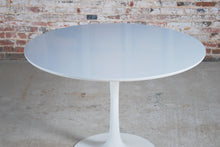 Load image into Gallery viewer, Mid Century Arkana tulip dining table and 4 chairs by Maurice Burke, circa 1960s.
