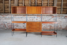Load image into Gallery viewer, British Mid Century teak room divider by Vanson, circa 1950s
