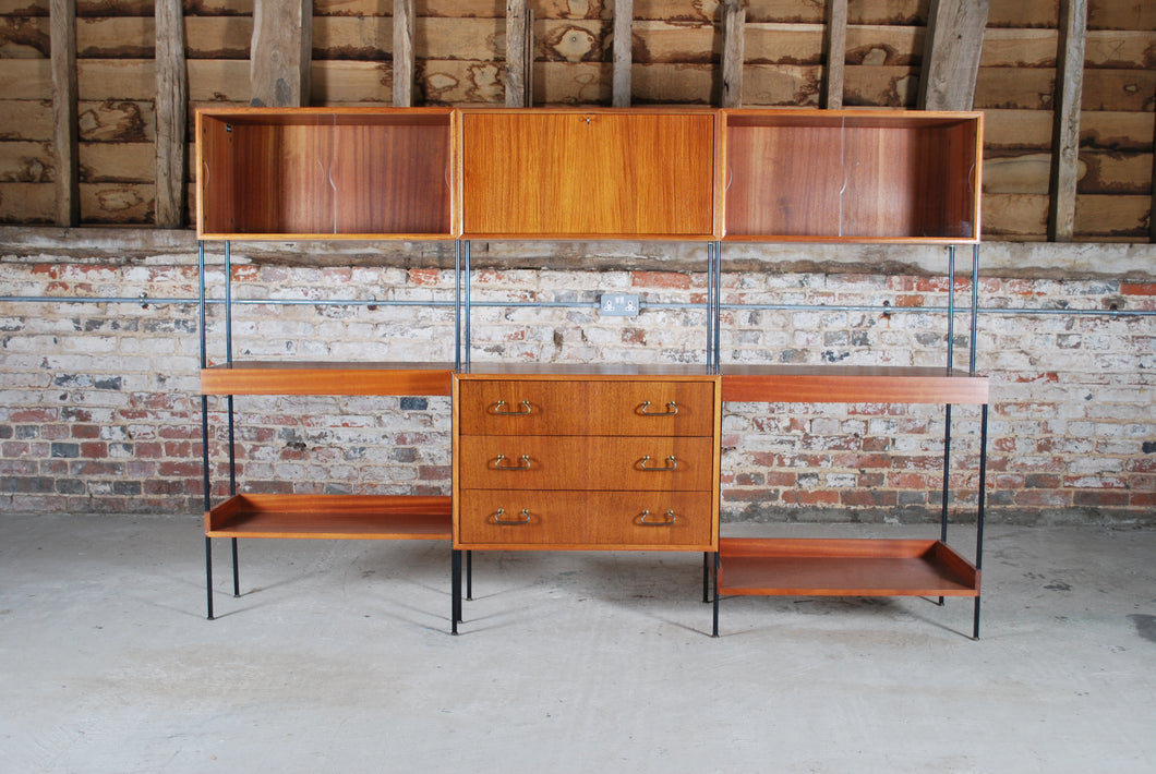 British Mid Century teak room divider by Vanson, circa 1950s