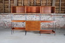 Load image into Gallery viewer, British Mid Century teak room divider by Vanson, circa 1950s
