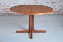 Load image into Gallery viewer, Swedish Mid Century extending solid teak dining table by Karl Erik Ekselius for J.O. Carlson, circa 1960s
