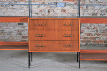 Load image into Gallery viewer, British Mid Century teak room divider by Vanson, circa 1950s
