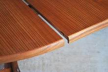 Load image into Gallery viewer, Swedish Mid Century extending solid teak dining table by Karl Erik Ekselius for J.O. Carlson, circa 1960s
