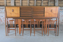Load image into Gallery viewer, Mid Century Dining suite by Elliots of Newbury, England, circa 1960s
