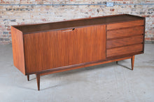 Load image into Gallery viewer, Mid Century solid afromosia sideboard designed by Richard Hornby for Heal&#39;s, circa 1960s.
