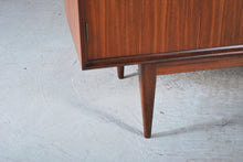 Load image into Gallery viewer, Mid Century solid afromosia sideboard designed by Richard Hornby for Heal&#39;s, circa 1960s.
