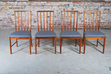 Load image into Gallery viewer, Set of 4 Mid Century teak dining chairs by Mcintosh, Scotland, circa 1960s.
