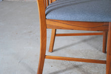 Load image into Gallery viewer, Set of 4 Mid Century teak dining chairs by Mcintosh, Scotland, circa 1960s.
