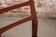 Load image into Gallery viewer, Set of 6 afromosia dining chairs by Richard Hornby for Heal&#39;s, circa 1960s.
