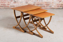 Load image into Gallery viewer, Mid Century teak nest of tables by Nathan.
