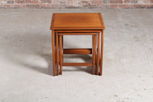 Load image into Gallery viewer, Mid Century G-plan Astro teak nest of tables by Kai Kristiansen, circa 1960s.
