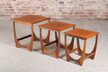 Load image into Gallery viewer, Mid Century G-plan Astro teak nest of tables, circa 1960s.
