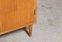 Load image into Gallery viewer, Mid Century oak wardrobe by Meredew, England, circa 1950s
