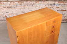 Load image into Gallery viewer, Mid Century oak wardrobe by Meredew, England, circa 1950s
