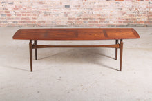Load image into Gallery viewer, Large Mid Century rosewood coffee table, circa 1960s.
