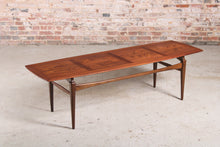Load image into Gallery viewer, Large Mid Century rosewood coffee table, circa 1960s.
