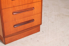 Load image into Gallery viewer, Mid Century G-plan Fresco teak chest of 6 drawers, circa 1960s.
