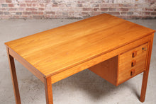 Load image into Gallery viewer, Danish Mid Century teak writing desk by Domino Mobler, circa 1960s
