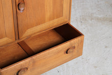 Load image into Gallery viewer, Mid Century Ercol Windsor elm sideboard on casters, c. 1960s
