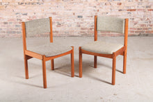 Load image into Gallery viewer, Set of 6 Danish Mid Century teak dining chairs.
