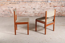 Load image into Gallery viewer, Set of 6 Danish Mid Century teak dining chairs.
