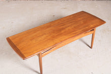 Load image into Gallery viewer, Mid Century G-plan Fresco long teak coffee table, circa 1960s.
