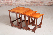 Load image into Gallery viewer, Mid Century G-plan Astro teak nest of tables by Kai Kristiansen.
