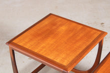 Load image into Gallery viewer, Mid Century G-plan Astro teak nest of tables by Kai Kristiansen.
