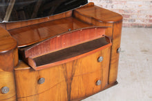 Load image into Gallery viewer, Art Deco walnut dresser
