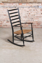 Load image into Gallery viewer, Danish Mid Century ladderback rocking chair.
