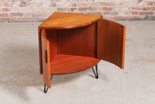 Load image into Gallery viewer, Mid Century G-plan Fresco teak corner cabinet.
