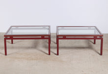 Load image into Gallery viewer, A pair of Pierre Vandel low coffee tables.
