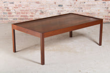Load image into Gallery viewer, Large Mid Century afromosia coffee table by Mann, Germany.
