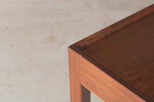 Load image into Gallery viewer, Large Mid Century afromosia coffee table by Mann, Germany.
