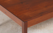 Load image into Gallery viewer, Large Mid Century afromosia coffee table by Mann, Germany.
