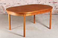 Load image into Gallery viewer, Swedish Mid Century teak dining table by Nils Jonsson for Troeds.
